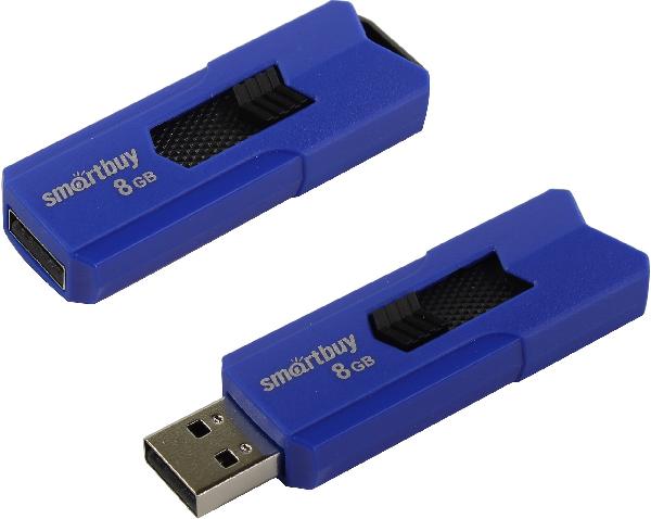 Flash USB SmartBuy STREAM 8GB синий, SB8GBST-B