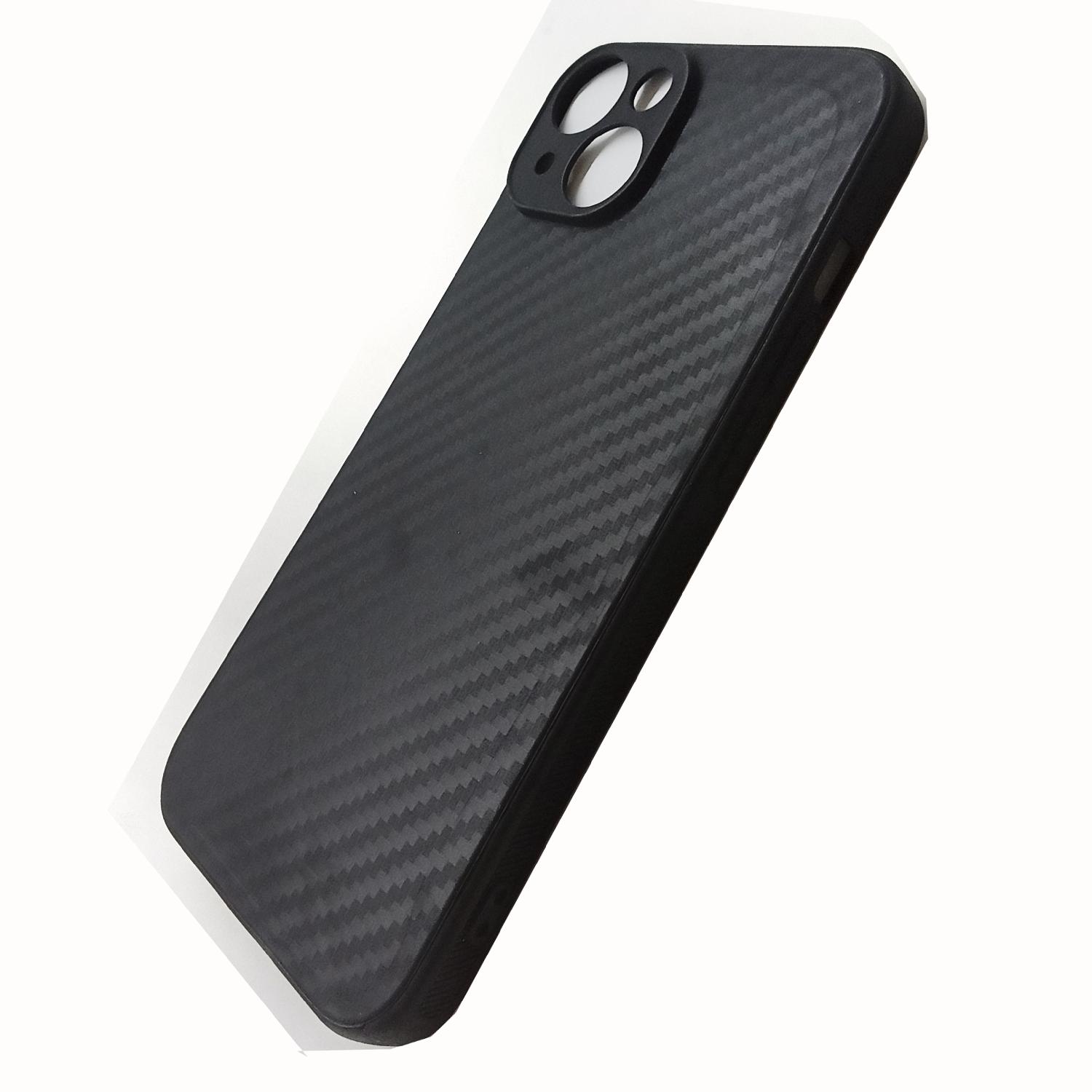 Чехол iPhone 14 Carbon (черный)