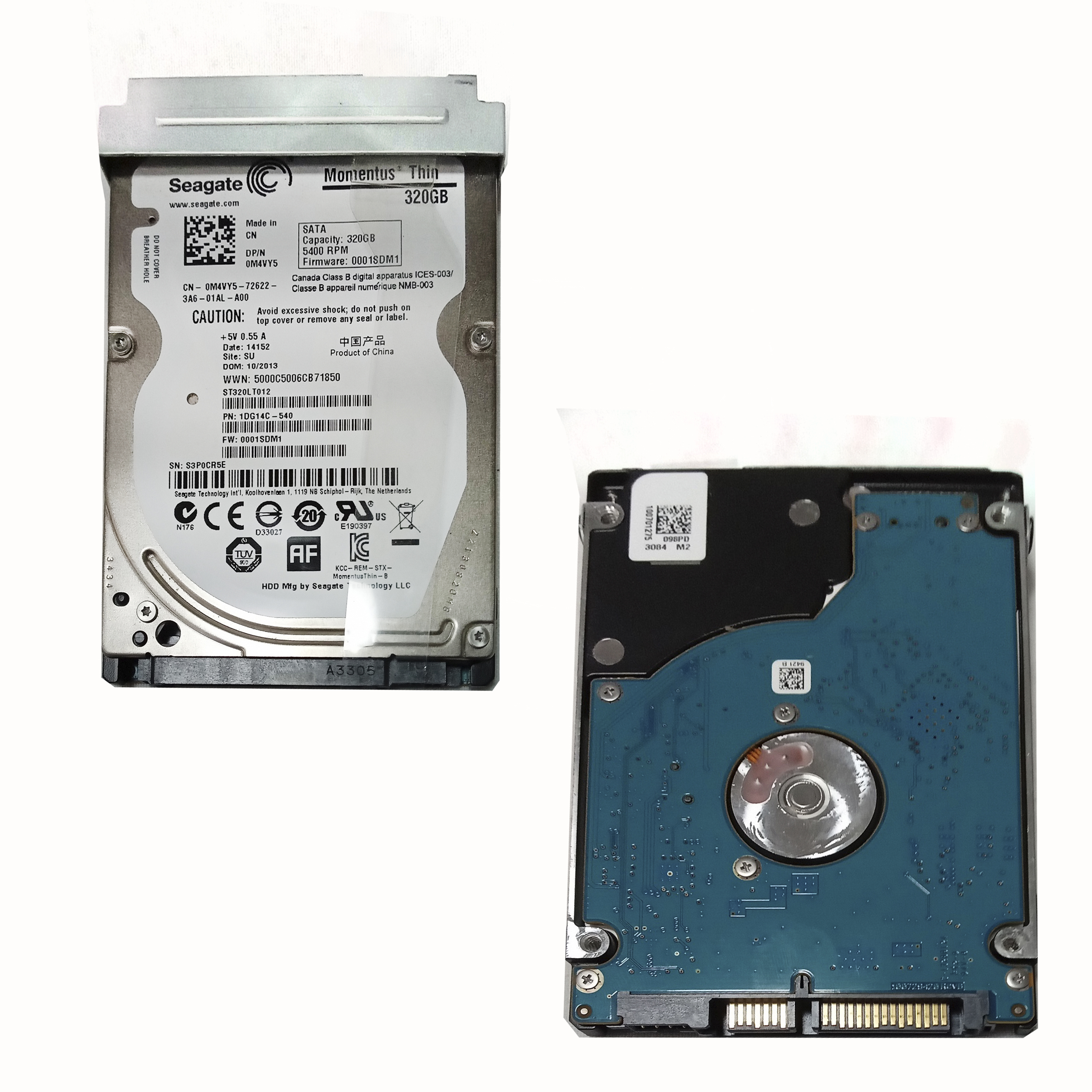320 ГБ 2.5 Sata накопитель Seagate ST320LT012 б/у