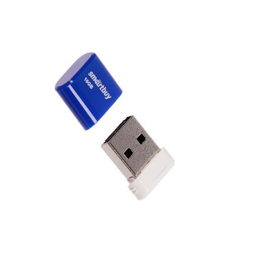 Flash USB2.0 16Gb Smart Buy LARA синий