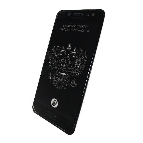 Защитное стекло телефона Samsung J530 Galaxy J5 (2017) Full черное