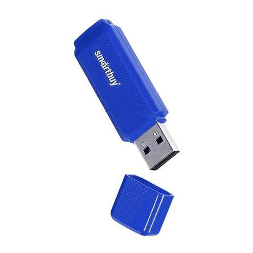 Flash USB2.0 32Gb Smart Buy Dock синий