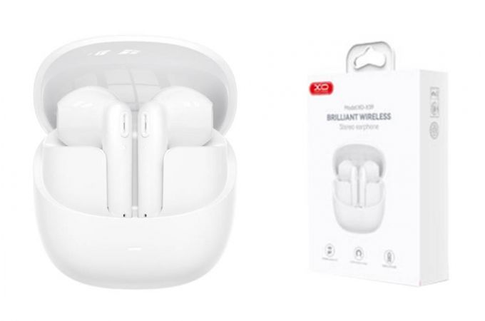 Наушники вакуумные беспроводные XO X39 Huanjing TWS Bluetooth Headset White