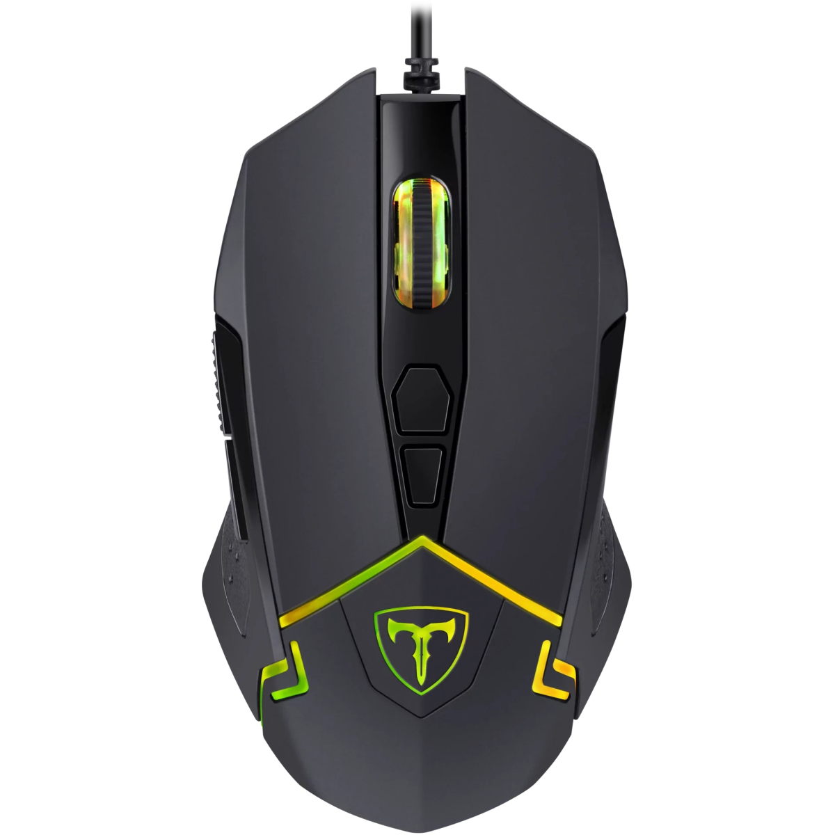 Опт. игровая мышь Redragon T-Line Neon (черный) (6кн+кол/кн), USB, 12800dpi