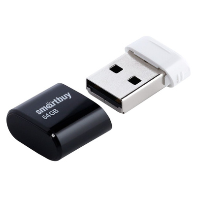 Flash USB2.0 32Gb Smart Buy LARA черный