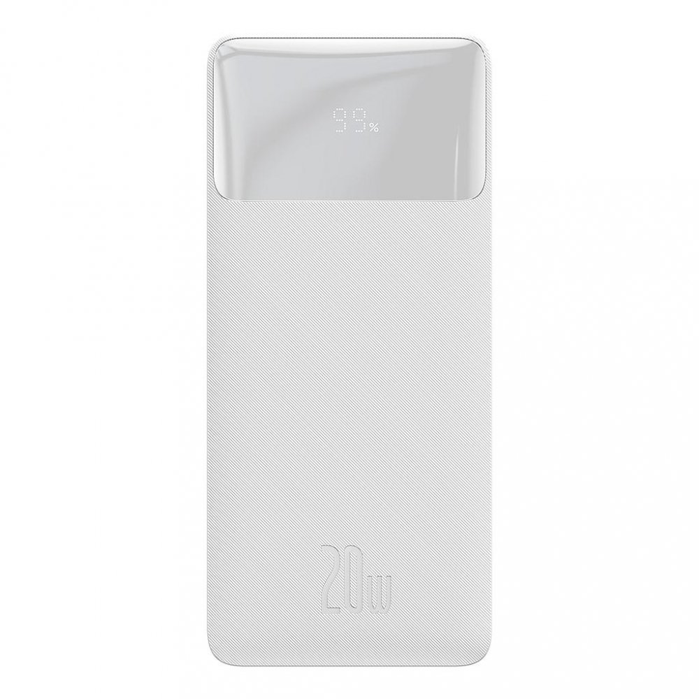 Внешний аккумулятор Power Bank 30000 mAh Baseus Bipow Digital Display Power bank 20W белый (PPDML-N0