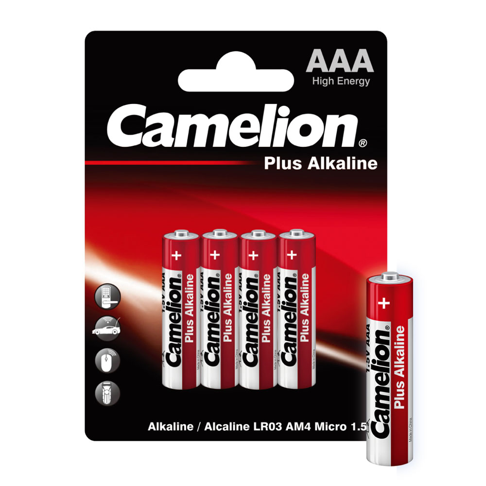 Батарейка Camelion Plus AlkalineLR03 BL4
