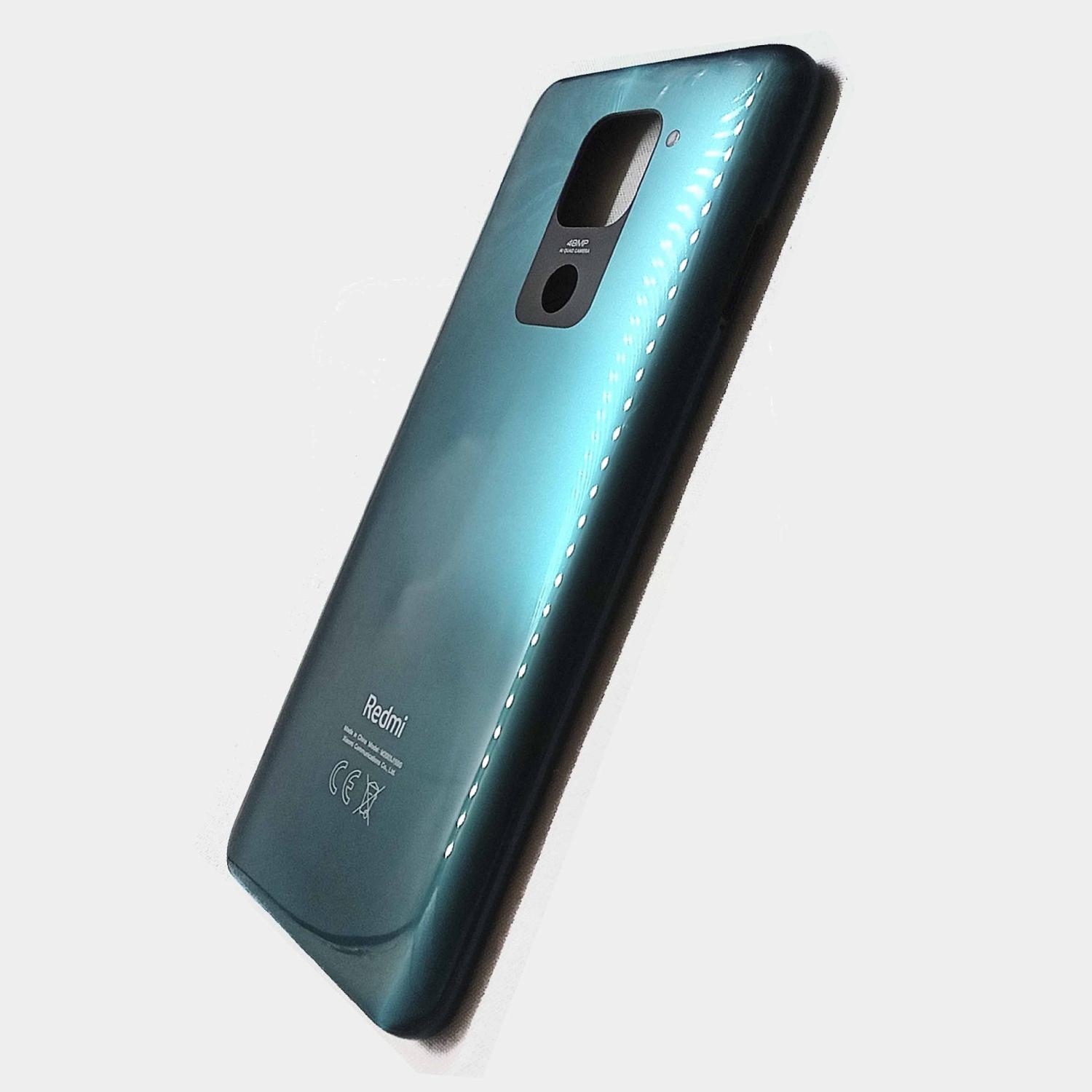 Задняя крышка телефона Xiaomi Redmi Note 9 зеленая
