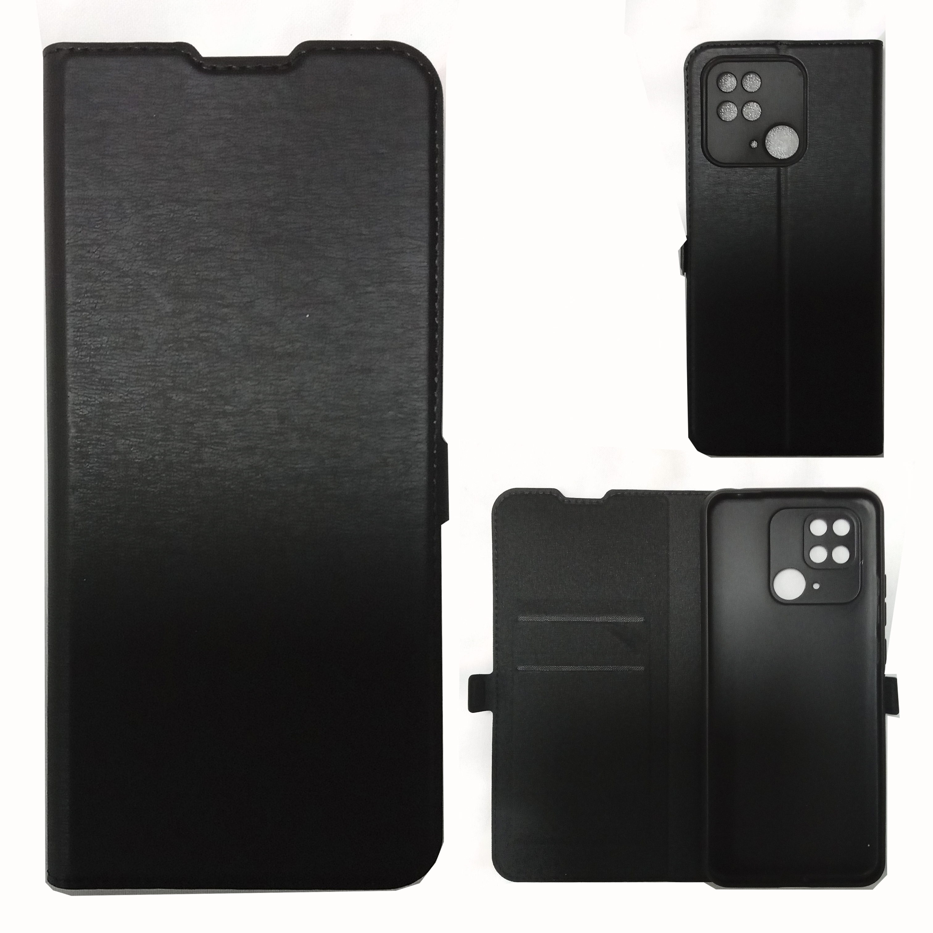 Чехол книжка Xiaomi Redmi 10C BoraSCO Book Case черный,