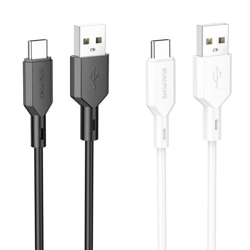 Кабель USB - USB Type-C BOROFONE BX70, 2,4A (белый) 1м