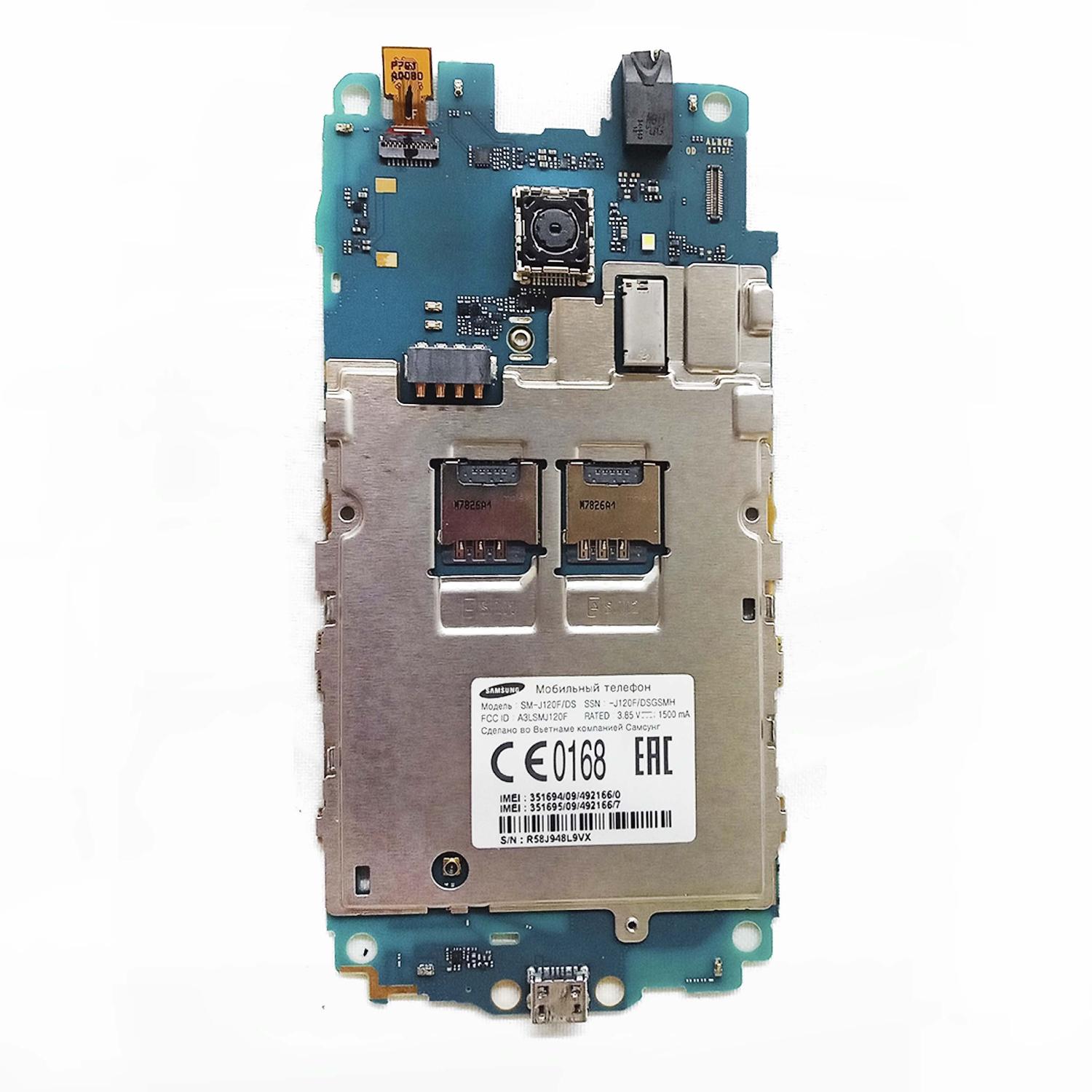 Материнская плата телефона Samsung Galaxy J1 (2016) SM-J120 б/у