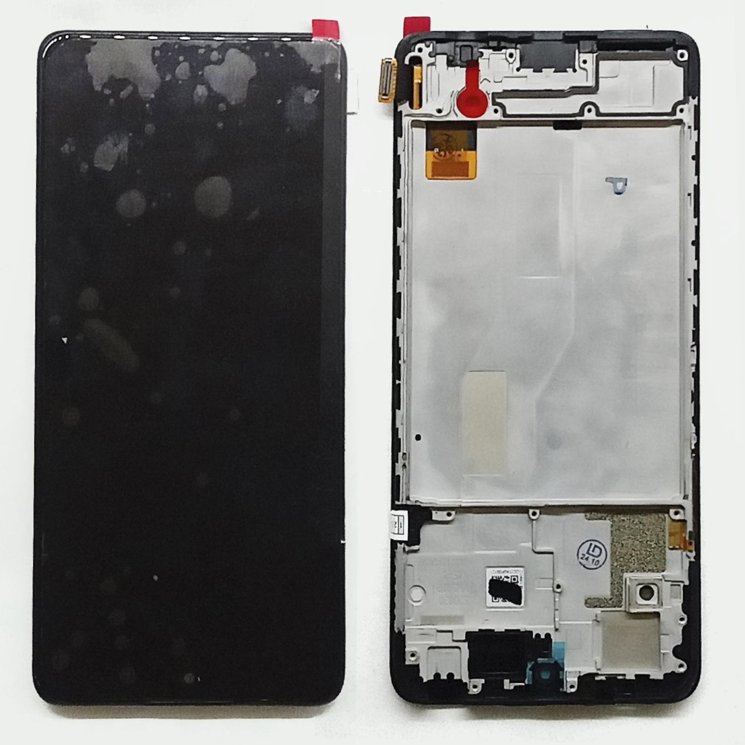 Модуль телефона Xiaomi redmi Note 10 Pro 4G/Poco X4 Pro 4G (дисплей+тачскрин) Oled в рамке черный