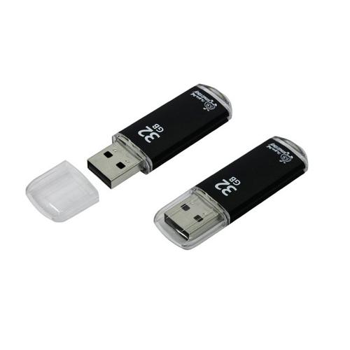 Flash USB2.0 Smart Buy 32Gb V-Cut черный