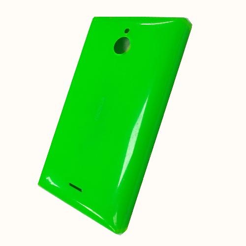 Задняя крышка телефона Nokia X2 Dual Sim RM-1013 зеленая оригинал б/у