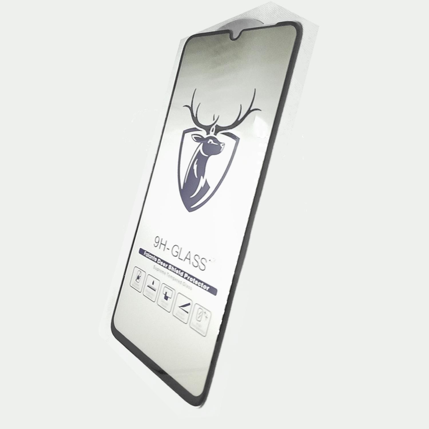 Защитное стекло телефона Vivo Y31 черное
