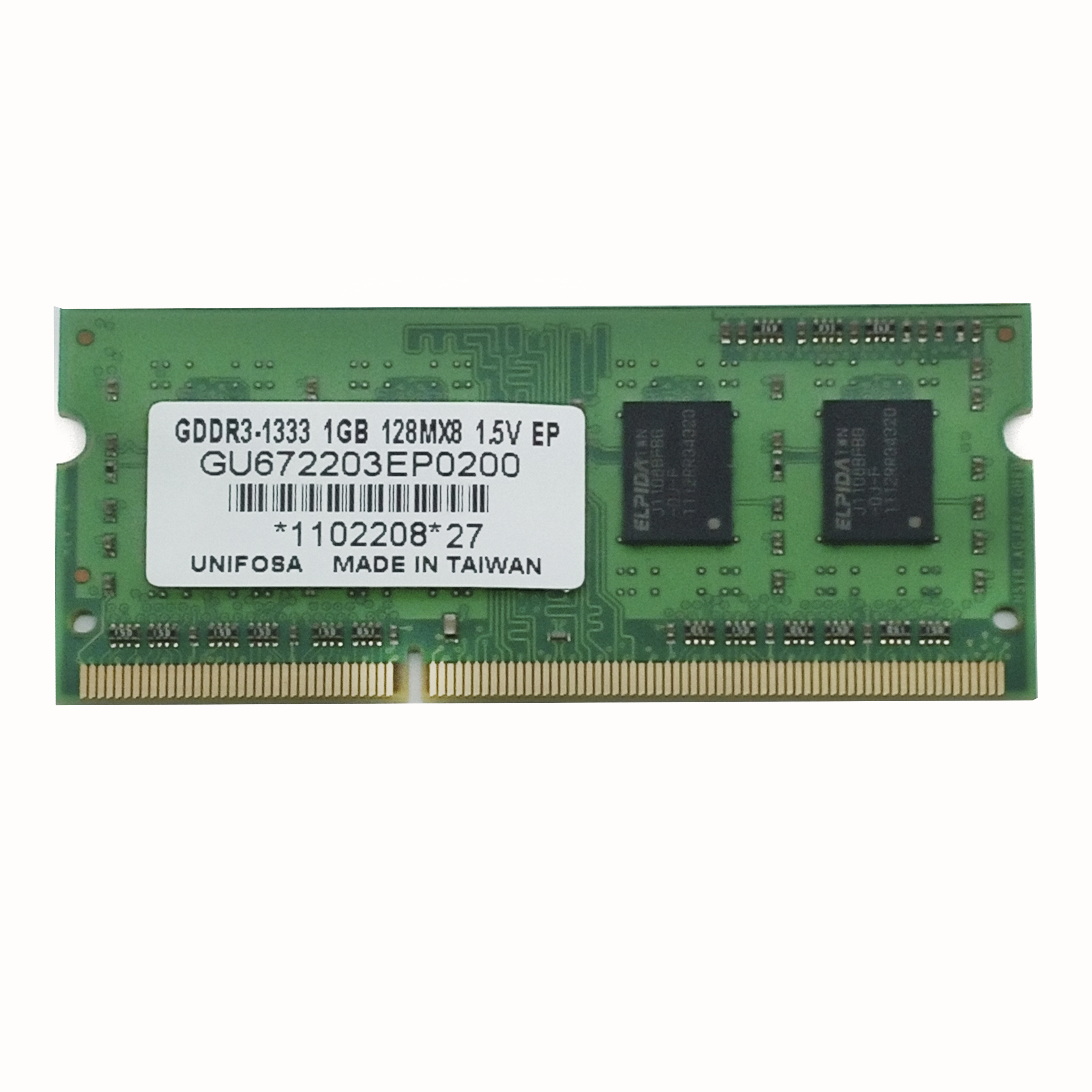 Оперативная память gddr3-1333 1GB 128mx8 1.5V б/у