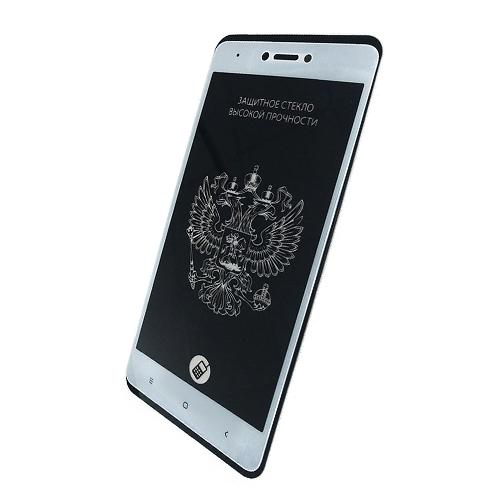 Защитное стекло телефона Xiaomi Redmi Note 4X Full (тех упак) белое