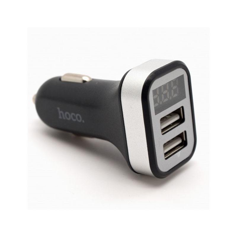 Автомобильное зарядное устройство АЗУ 2USB HOCO Z3 5V/9V Fast Charging с контролем напряжения бортов