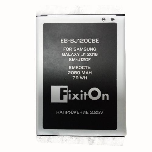 Аккумуляторная батарея телефона Samsung J120 Galaxy J1(2016) FixitOn
