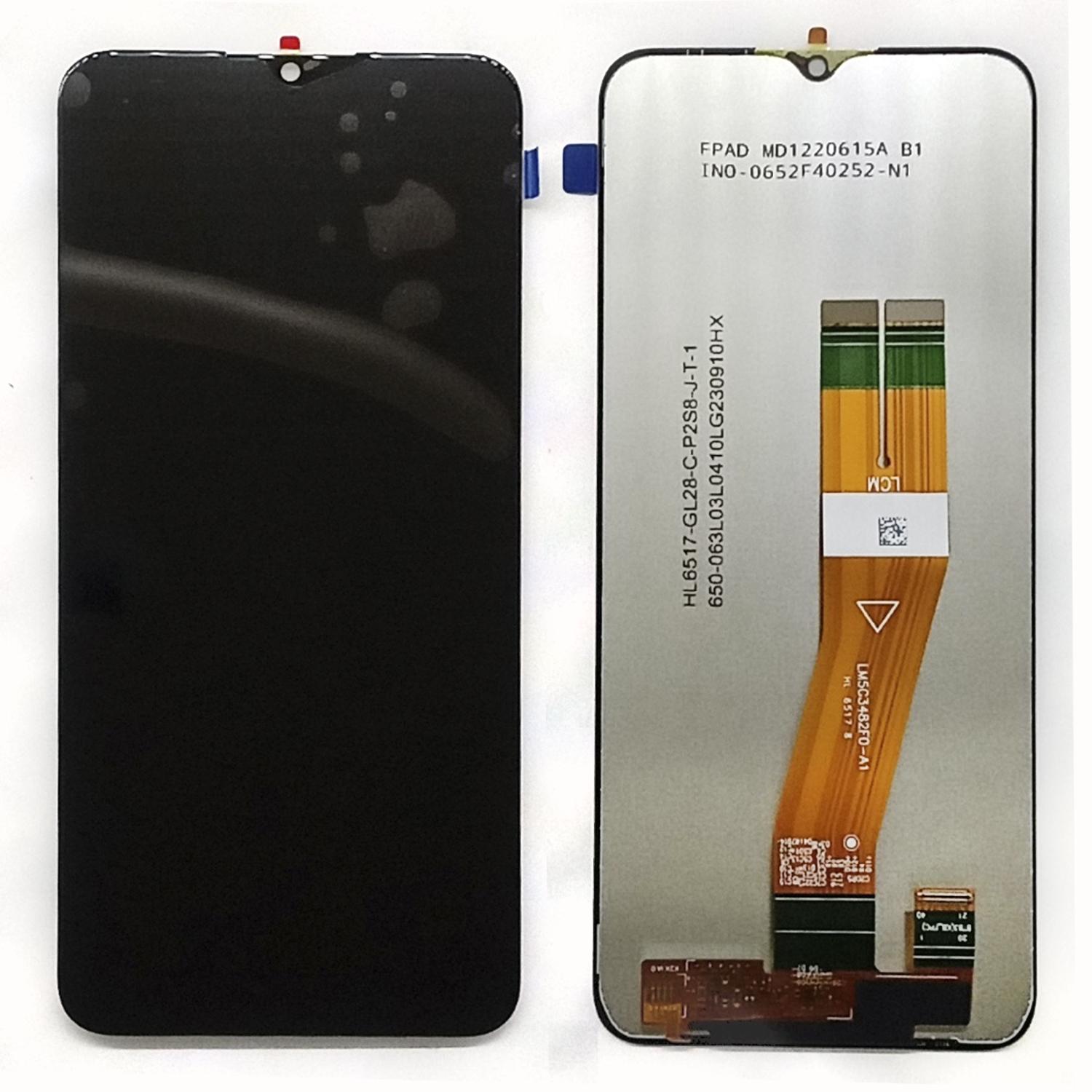 Модуль телефона Samsung A025 Galaxy A02S 2020(дисплей+тачскрин) в сборе оригинал черный
