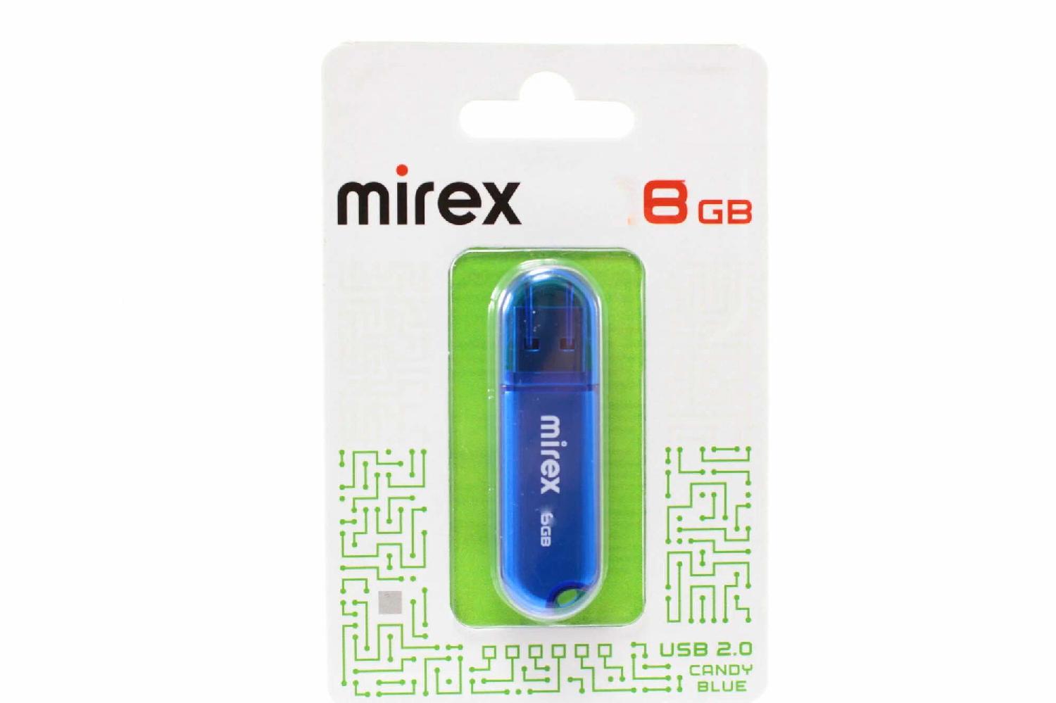 Flash USB 2.0 Mirex CANDY BLUE 8GB (ecopack)