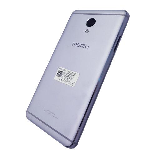 Задняя крышка телефона Meizu M5 NOTE серо-фиолетовая б/у