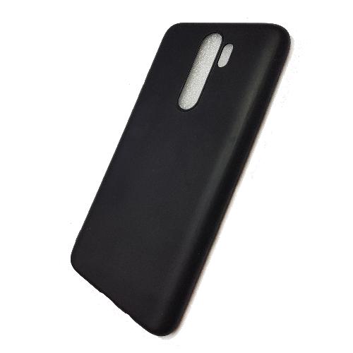 Чехол телефона Xiaomi Redmi Note 8 Pro силикон черный