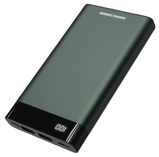 Внешний аккумулятор Power Bank Remax RPP-120 10000 mAh зеленый