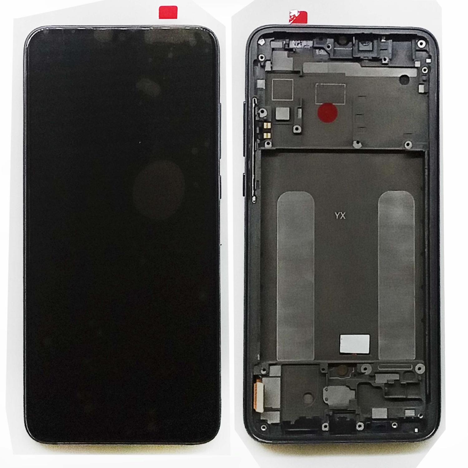 Модуль телефона Xiaomi Mi 9 Lite (дисплей+тачскрин) с рамкой черный оригинал