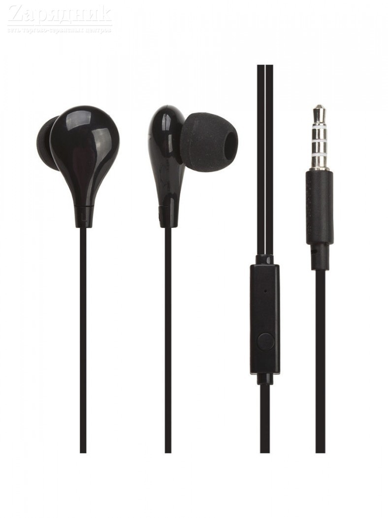 Наушники вакуумные проводные BOROFONE BM24 Milo universal earphones (черный)
