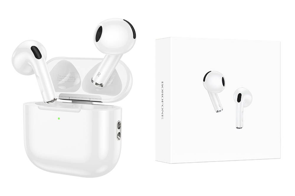 Наушники вакуумные беспроводные BOROFONE BW83 True wireless BT headset Bluetooth (белый)