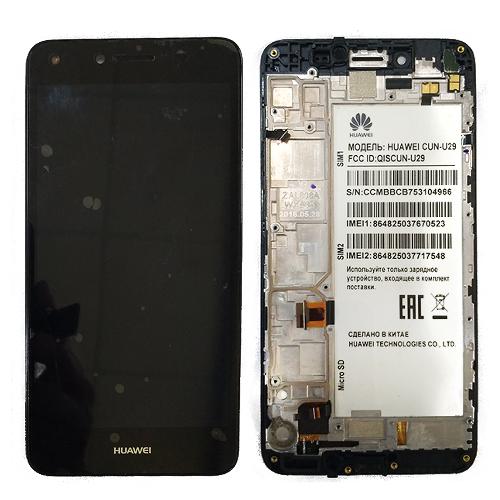 Модуль телефона Huawei Y5 II (2016) (дисплей+ тачскрин) черный б/у