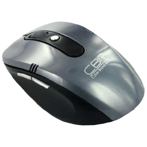 Беспроводная мышь CBR CM 500 G (серая) (5кн+кол/кн), USB, CM 500 G