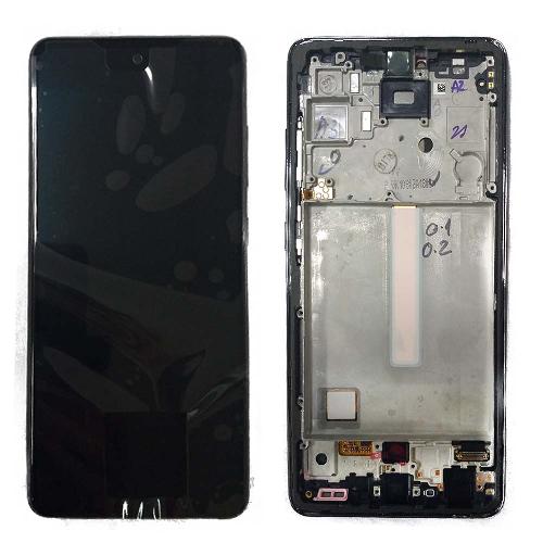 Модуль телефона Samsung A525F Galaxy A52 (дисплей + тачскрин) оригинал черный