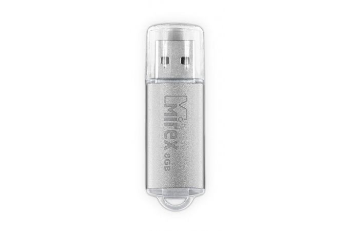Flash USB 2.0 Mirex UNIT SILVER 8GB (ecopack)