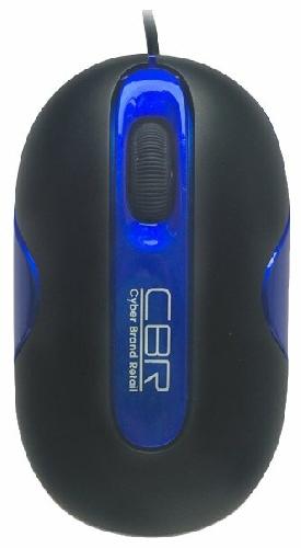 Оптич мышь CBR CM 200 Bl (син.) (2кн+кол/кн), slim, USB, box-40 00104576 CM 200 Bl