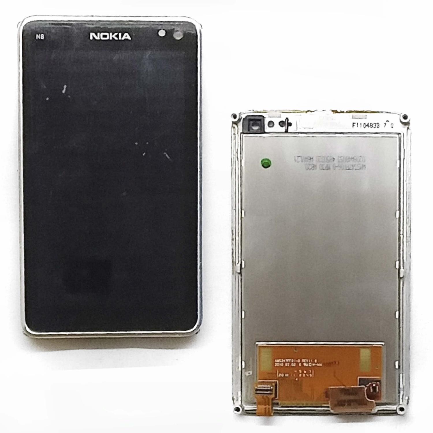 Модуль телефона Nokia N8 (дисплей+тачскрин)  бу