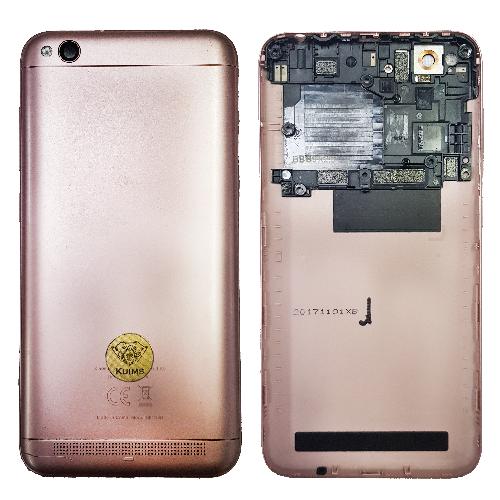Задняя крышка телефона Xiaomi Redmi 5A оригинал розовая б/у