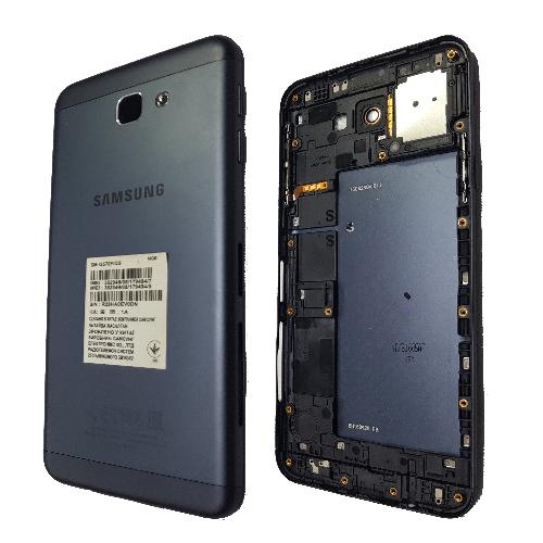 Задняя крышка телефона Samsung G570F Galaxy J5 Prime оригинал серая б/у